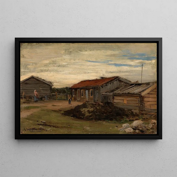 Gerhard Munthe - Country Courtyard.webp