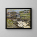 Wasserfall bei Stange in Hedmark - Gerhard Munthe — gerahmtes Bild an der Wand