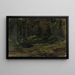 Landschaft mit Bäumen - Gerhard Munthe — gerahmtes Bild an der Wand
