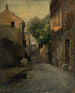 Die Straße der Fontaine-Mulard Platz von Rungis - Germain Eugène Bonneton — Ansicht des Kunstwerks