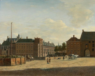 Gerrit Adriaensz Berckheyde - The Plaats With The Binnenhof And The Gevangenpoort The Hague.webp