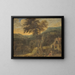 Eine Dorffest - Gerrit Battem — gerahmtes Bild an der Wand
