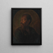 Kopf eines Afrikaners - Gerrit Dou — gerahmtes Bild an der Wand