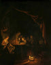 L'école du soir - Gerrit Dou — Ansicht des Kunstwerks