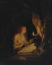 Die bußfertige Magdalena im Kerzenlicht - Gerrit Dou — Ansicht des Kunstwerks
