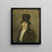 Portrait de Jean Bernard, collectionneur d'art et peintre à Amsterdam - Gerrit Jan Michalis — gerahmtes Bild an der Wand