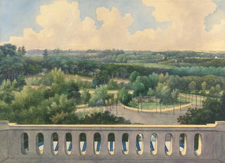 Gerrit Jan Schouten - Boschbeek Groenendaal View from Turret towards Lissse Leidsche Vaart and the Sea.webp