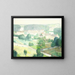 Das Dorf von Sannois - Gerrit van Blaaderen — gerahmtes Bild an der Wand