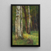 Eine Birkenwald - Gertrud Staats — gerahmtes Bild an der Wand