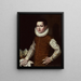 Portrait eines jungen Jungen - Gervasio Gatti — gerahmtes Bild an der Wand