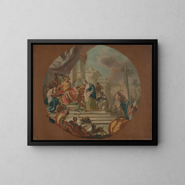 La continence de Scipion - Giacinto Diana — gerahmtes Bild an der Wand