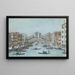 Le Pont du Rialto - Giacomo Guardi — gerahmtes Bild an der Wand