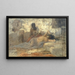 Odaliske - Giambattista Todeschini — gerahmtes Bild an der Wand