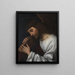 Der Christus tragend das Kreuz - Gian Francesco De Maineri — gerahmtes Bild an der Wand