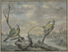 Zwei Meisen im Winter - Gijsbertus Haasbroek — Ansicht des Kunstwerks