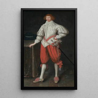 Gilbert Jackson - Portrait Of A Man Perhaps A Member Of The Poulett Family.webp