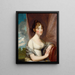 Ann Barry - Gilbert Stuart — gerahmtes Bild an der Wand