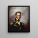 Commodore Thomas Macdonough - Gilbert Stuart — gerahmtes Bild an der Wand
