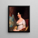 Dolley Payne Madison - Gilbert Stuart — gerahmtes Bild an der Wand