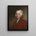 John Adams - Gilbert Stuart — gerahmtes Bild an der Wand