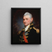 Major-général Henry Dearborn - Gilbert Stuart — gerahmtes Bild an der Wand