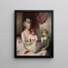 Portrait einer Familie - Gilbert Stuart — gerahmtes Bild an der Wand