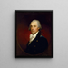 Portrait von John Vaughan - Gilbert Stuart — gerahmtes Bild an der Wand