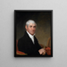 Portrait des Richters Daniel Cony du Maine - Gilbert Stuart — gerahmtes Bild an der Wand