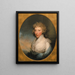 Portrait von Frau Gabriel Manigault - Gilbert Stuart — gerahmtes Bild an der Wand