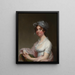 Portrait von Mme Jonathan Mason - Gilbert Stuart — gerahmtes Bild an der Wand