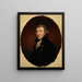 Portrait de Robert Livingston - Gilbert Stuart — gerahmtes Bild an der Wand