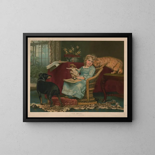 Die Rivalen - Gilbert Whitehead Co — gerahmtes Bild an der Wand
