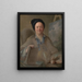 Portrait eines Landschaftsmalers, vielleicht George Lambert - Giles Hussey — gerahmtes Bild an der Wand