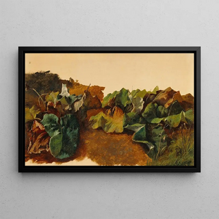 GillesFranoisJoseph Closson - Large Butterburr Leaves and Grass.webp