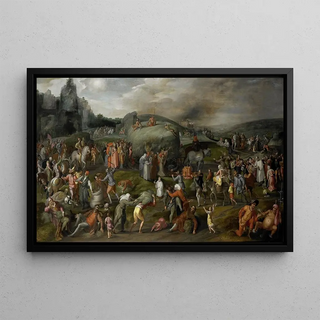 Gillis Mostaert - Allegory of Abuses by the Authorities of Church and State.webp
