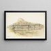 Petit pont en bois - Gillis Neyts — gerahmtes Bild an der Wand