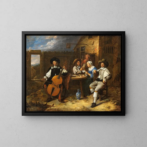 Compagnie de création musicale - Gillis van Tilborgh — gerahmtes Bild an der Wand