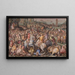 La Déroute des Pisans à Torre San Vincenzo - Giorgio Vasari — gerahmtes Bild an der Wand