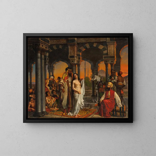 Kreidezeit von Konstantinopel - Giovan Francesco Locatelli — gerahmtes Bild an der Wand