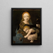 Die Jungfrau mit Kind Die Madonna an der Rose - Giovanni Antonio Boltraffio — gerahmtes Bild an der Wand