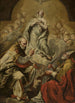 Anbetung der Jungfrau Maria durch Sankt Petrus und Denys den Areopagiten - Giovanni Antonio Burrini — Ansicht des Kunstwerks