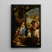 Anbetung der Könige - Giovanni Antonio Burrini — gerahmtes Bild an der Wand