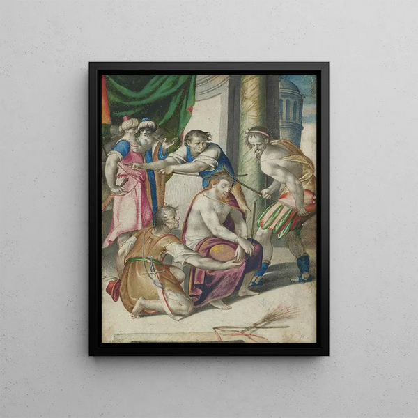 Giovanni Battista Castello - Christ Crowned With Thorns.webp