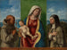 Jungfrau mit Kind mit den Heiligen Franziskus und Klara - Giovanni Battista Cima da Conegliano — Ansicht des Kunstwerks