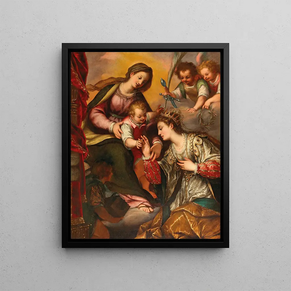 Giovanni Battista Paggi - The Mystical Marriage of Saint Catherine.webp
