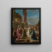 Der Opfergang der Polyxene - Giovanni Battista Pittoni — gerahmtes Bild an der Wand