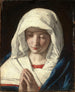 Gebet Maria - Giovanni Battista Salvi da Sassoferrato — Ansicht des Kunstwerks