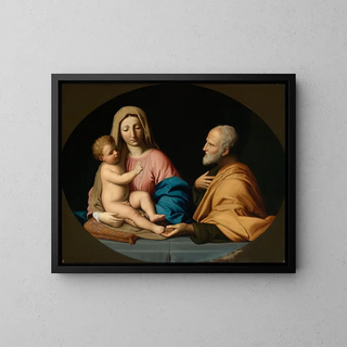 Giovanni Battista Salvi da Sassoferrato - Die Heilige Familie.webp