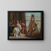 Giovanni Battista Tiepolo - Alexandre der Große und Campaspe im Atelier des Apelles als — gerahmtes Bild an der Wand