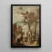 Die Hebräer, die die Manna in der Wüste sammeln, Skizze - Giovanni Battista Tiepolo — gerahmtes Bild an der Wand